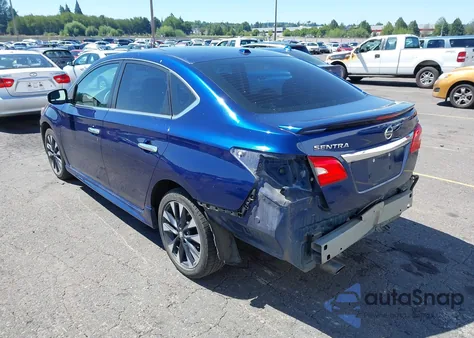 2017 Nissan Sentra Sr from USA, damaged, VIN 3N1AB7AP6HY366214
